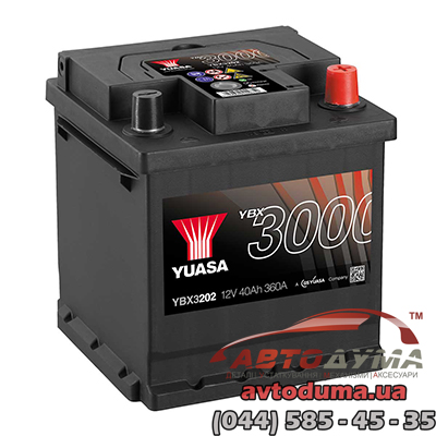 Аккумулятор YUASA YBX3000 6 СТ--R ybx3202