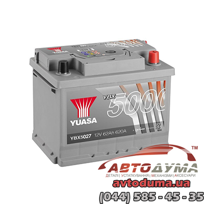 Аккумулятор YUASA YBX5000 6 СТ--R ybx5027