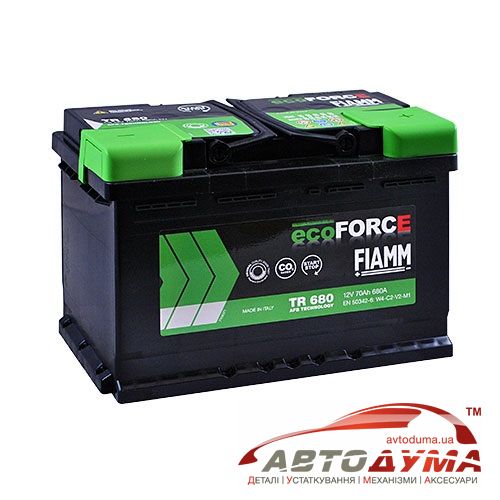 Аккумулятор FIAMM Ecoforce AFB 6 СТ-70-R 7903795