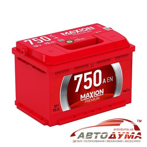 Аккумулятор MAXION PREMIUM 6 СТ-75-R 5756704209