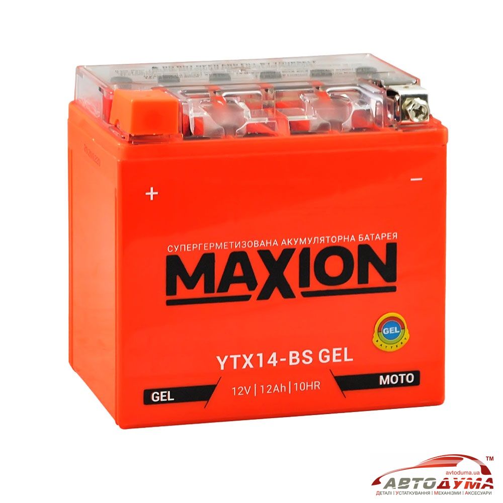 Мото аккумулятор MAXION MXYTX14BSG
