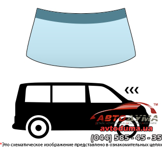 MERCEDES-BENZ W601-605 207-308, 1971-1996, ветровое стекло, прозрачное с голубой полосой