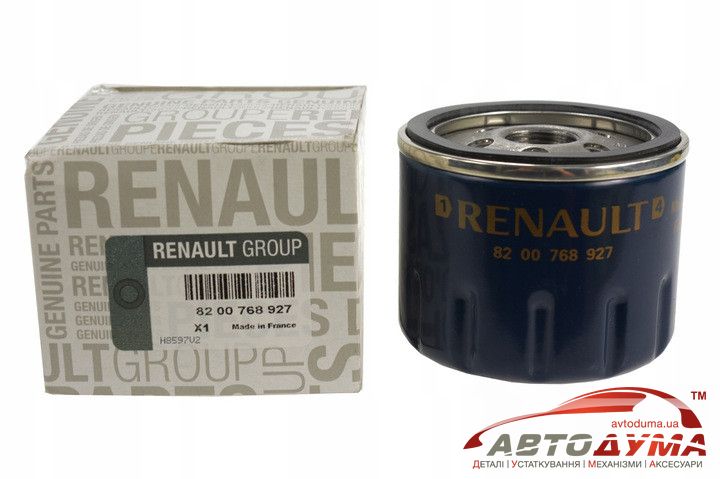 Renault (Original) 8200768927 - Масляный фильтр на Рено Каптюр 1.5ddci