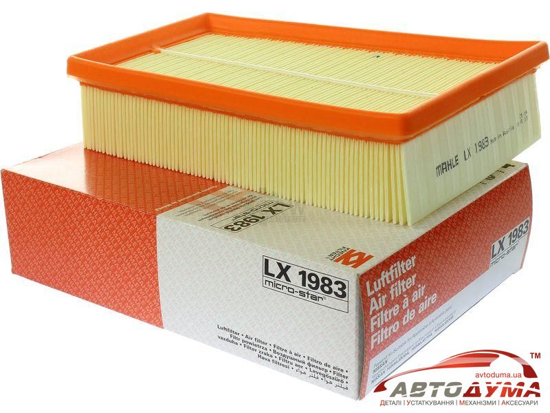  KNECHT LX1983 - Воздушный фильтр на Рено Колеос M9R 2.0dci 