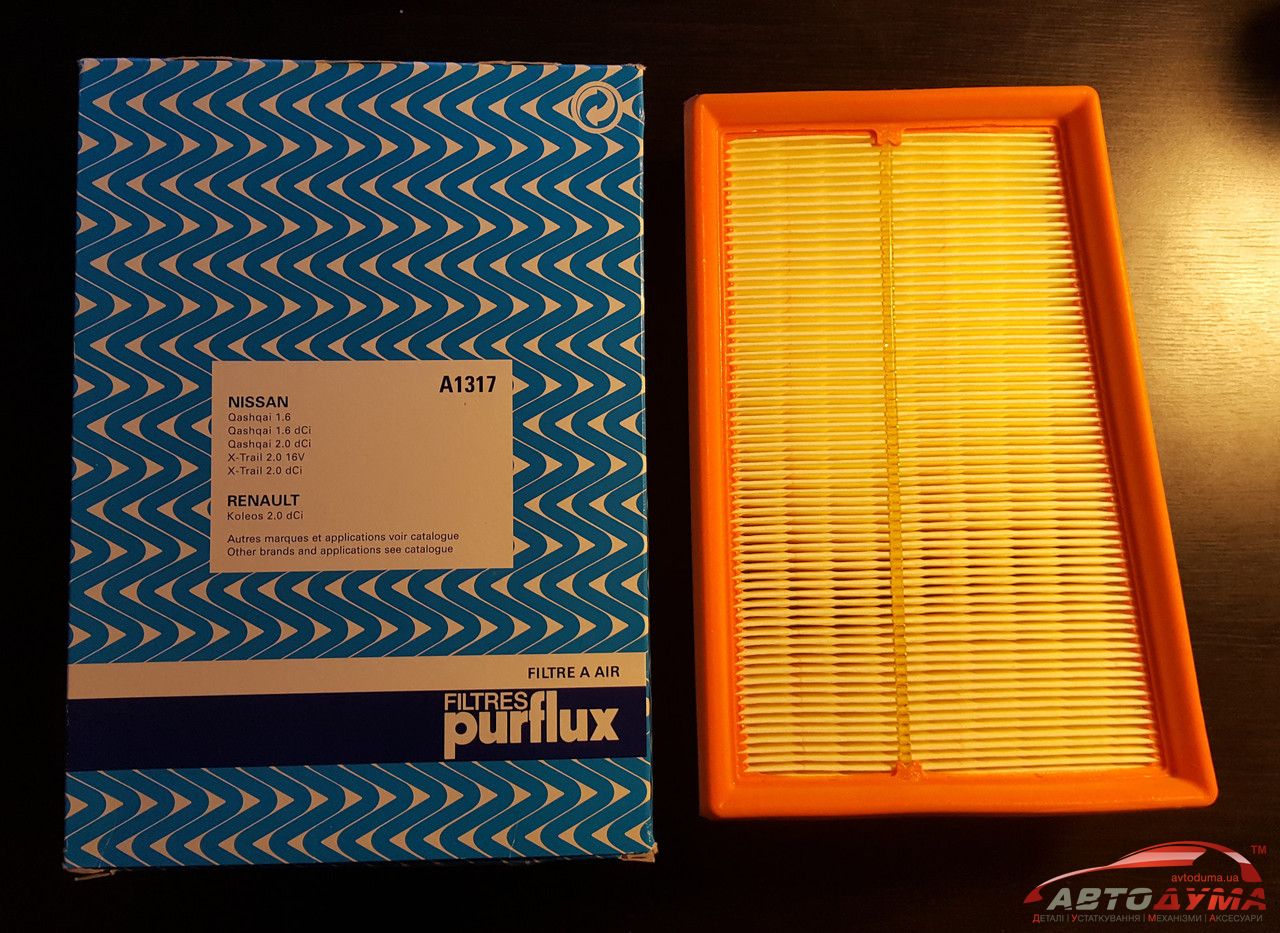  Purflux A1317 - Воздушный фильтр на Рено Колеос M9R 2.0dci 