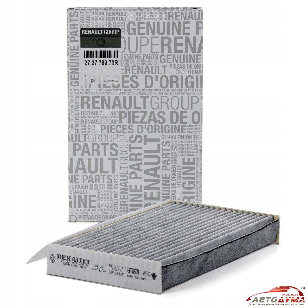 Renault (Original) 272778970R - Фильтр салона (угольный) на Рено Меган 3