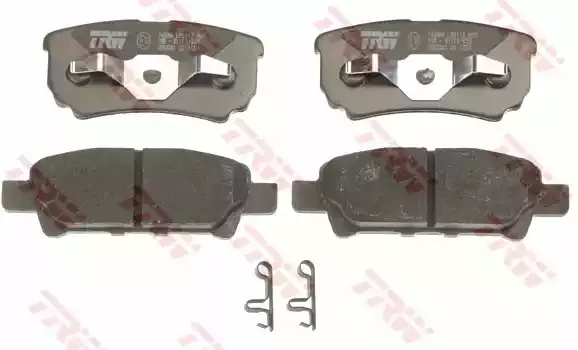 TRW GDB3341 Колодки тормозные дисковые задние, MITSUBISHI Lancer/Outlander, 1.3-2.4, 03-