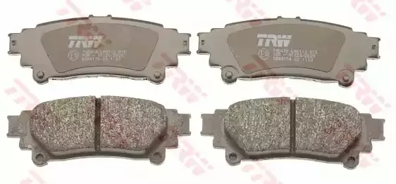 TRW GDB4174 Колодки тормозные дисковые, TOYOTA/LEXUS, 4GR-FSE, 13-