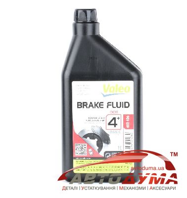 VALEO 402408 Рідина гальмівна DOT 4, 1 л VALEO 402408 Рідина гальмівна DOT 4, 1 л