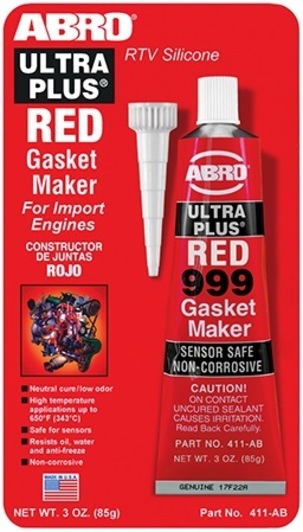 Формирователь прокладок ABRO Ultra Plus 999 красный 411AB