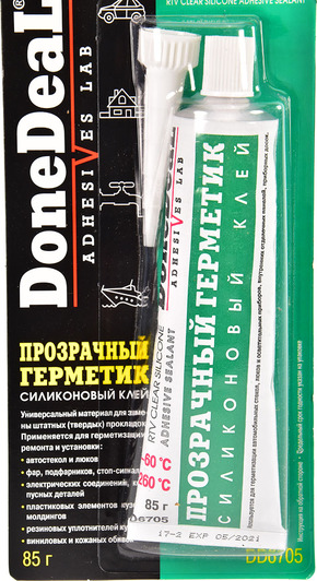 Герметик DoneDeal Adhesive Sealant прозрачный DD6705