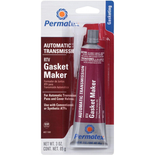 Формирователь прокладок Permatex Gasket Maker серый 81180 Формирователь прокладок Permatex Gasket Maker серый 81180