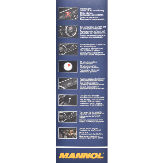 Очиститель кондиционера Mannol Air-Con Fresh спрей 9978