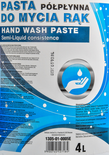 Очиститель рук 4Max Hand Wash Paste Semi-liquid миндаль 1305010005E