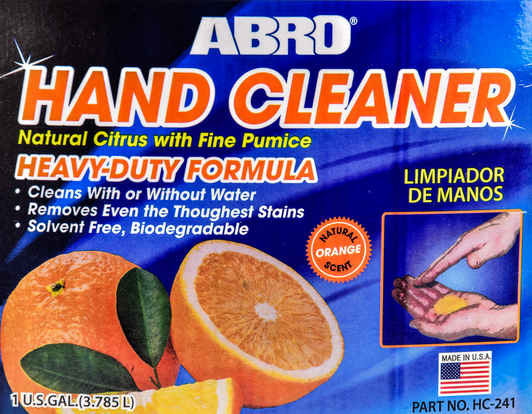Очиститель рук ABRO Hand Cleaner цитрусовый HC241