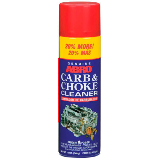 Очиститель карбюратора ABRO Carb & Choke Cleaner CC-220 340 мл