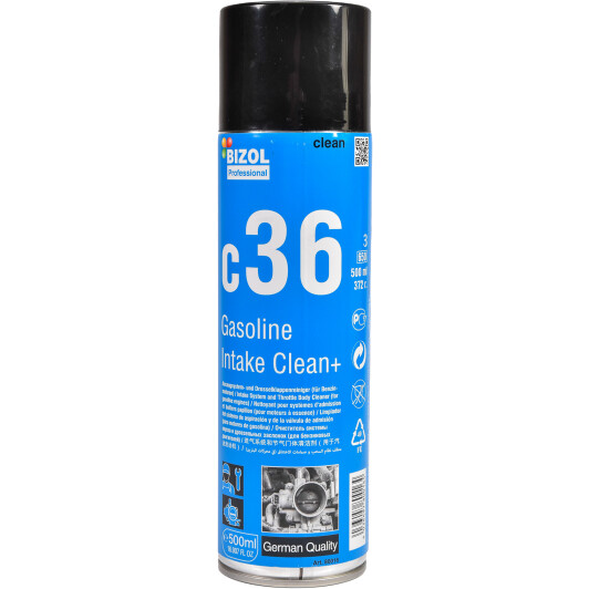 Очиститель карбюратора Bizol Gasoline Intake Clean+ C36 80016 500 мл Очиститель карбюратора Bizol Gasoline Intake Clean+ C36 80016 500 мл