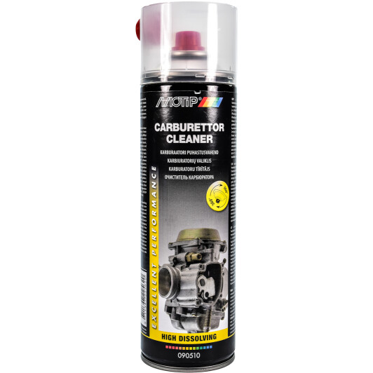 Очиститель карбюратора Motip Carburettor Cleaner 090510 500 мл Очиститель карбюратора Motip Carburettor Cleaner 090510 500 мл