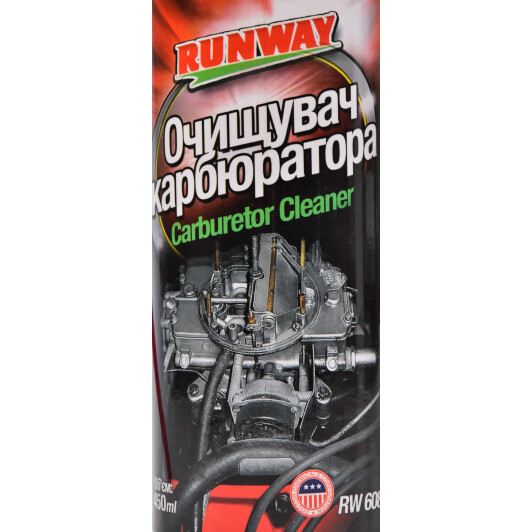 Очиститель карбюратора Runway Carburetor Cleaner RW6081 450 мл