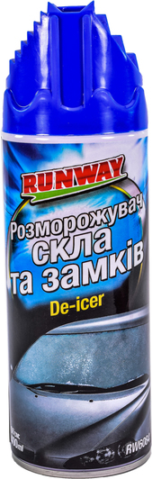 Универсальный размораживатель Runway De-Icer со скребком RW6084