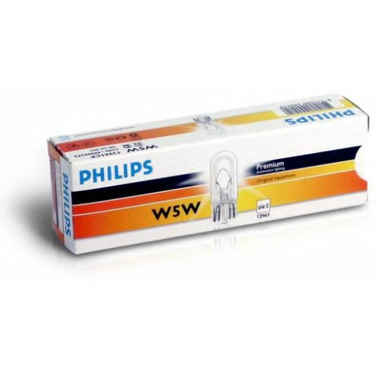 Автолампы Philips 12961CP Vision W5W W2,1x9,5d 5 W прозрачная