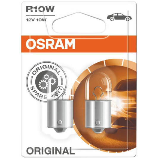 Автолампы Osram 5008-02B Original Line R10W BA15s 10 W прозрачная