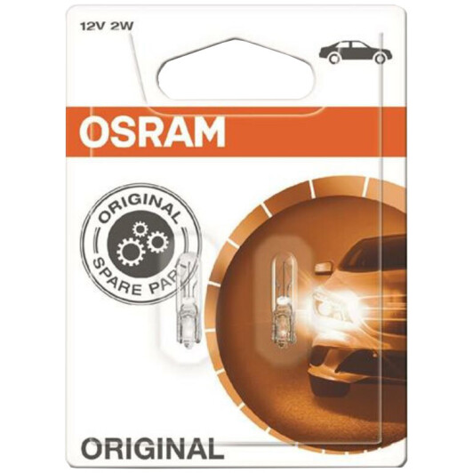 Автолампы Osram 272202B Original W2W W2x4,6d 2 W прозрачная
