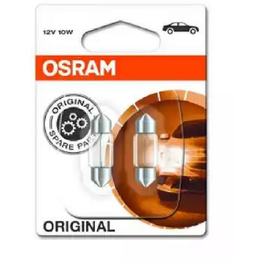 Автолампы Osram 643802B Original C10W SV8,5-8 10 W прозрачная