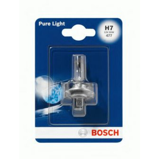 Автолампы Bosch 1987301012 Pure Light H7 PX26d 55 W прозрачная