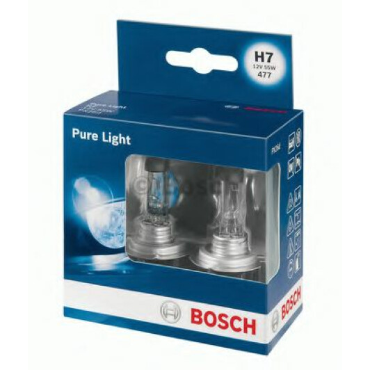 Автолампы Bosch 1987301406 Pure Light H7 PX26d 55 W