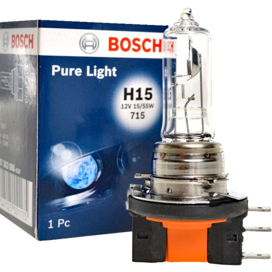 Автолампы Bosch 1987302088 Pure Light H15 PGJ23T-1 15 W 55 W прозрачная