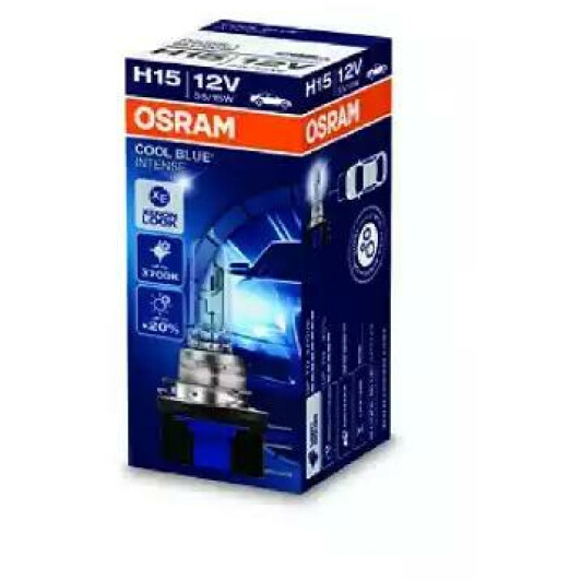 Автолампы Osram 64176CBI Cool Blue Intense H15 PGJ23T-1 15 W 55 W светло-голубая