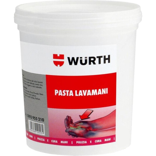 Очиститель рук Würth Pasta Lavamani лимон 893955210 Очиститель рук Würth Pasta Lavamani лимон 893955210