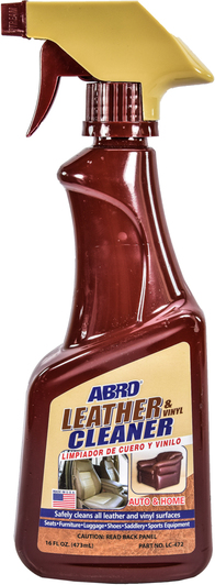 Очиститель салона ABRO Leather & Vinyl Cleaner 473 мл (LC-472) Очиститель салона ABRO Leather & Vinyl Cleaner 473 мл (LC-472)