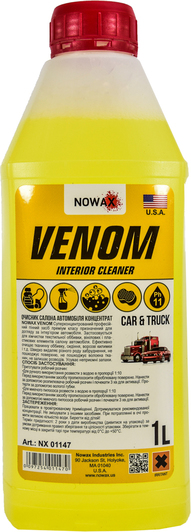 Очиститель салона Nowax Venom Interior Cleaner 1000 мл Очиститель салона Nowax Venom Interior Cleaner 1000 мл