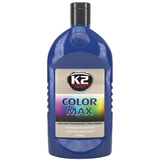 Цветной полироль для кузова K2 Color Max (Blue) K025NI