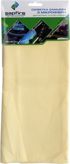Салфетка Sapfire 002890 микрофибра 35x40 см Салфетка Sapfire 002890 микрофибра 35x40 см