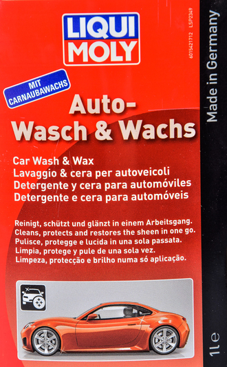 Автошампунь-полироль концентрат Liqui Moly Auto-Wasch & Wachs с воском 1542