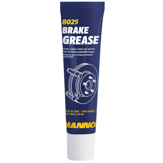 Смазка Mannol Brake Grease для направляющих суппорта 8025