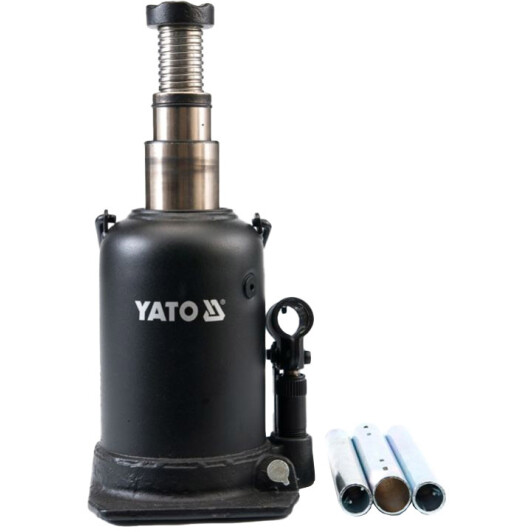 Домкрат Yato вертикальный (бутылочный) гидравлический 10 т YT-1714