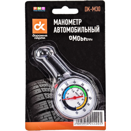 Аналоговый манометр Дорожная Карта DK-M30 Аналоговый манометр Дорожная Карта DK-M30