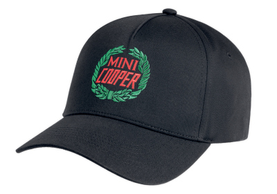 Винтажная бейсболка MINI Cap Vintage Logo, Black, артикул 80162463256