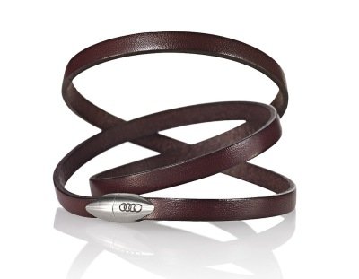 Мужской кожаный браслет Audi Men’s leather bracelet 3291101000