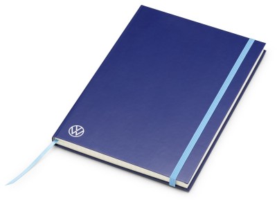 Записная книжка Volkswagen Logo Notebook A5, Blue, артикул 000087216AH