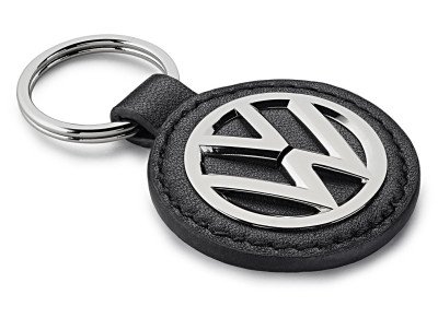 Брелок VW Logo Keyring Metal-Leather 000087010BEZMD