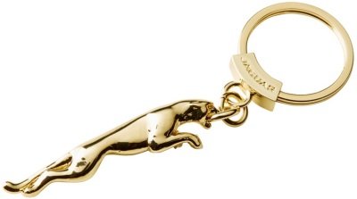 Позолоченный брелок Jaguar Leaper Keyring, Gold Plated JJCLLEAPKG Позолоченный брелок Jaguar Leaper Keyring, Gold Plated JJCLLEAPKG