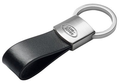 Брелок для ключей Land Rover Leather Loop Keyring, Black LRKRALLKB