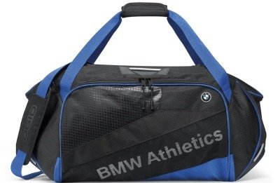 Спортивная сумка BMW Athletics Performance Duffle Bag, Black/Blue 80222361131