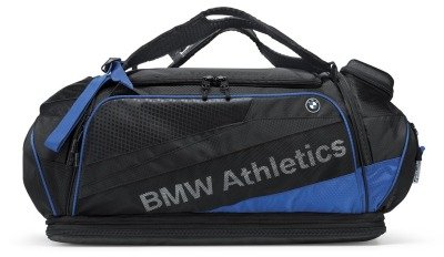 Спортивная сумка BMW Athletics Performance Sports Bag, Black/Royal Blue 80222361132