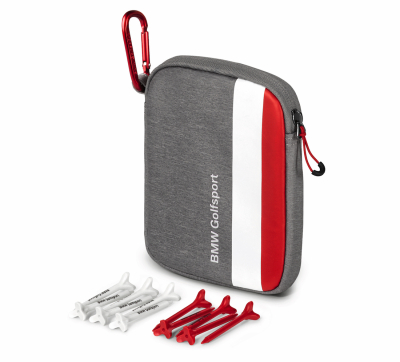 Сумочка для ти BMW Golfsport Tee Bag, Grey/White/Red,  80282460959